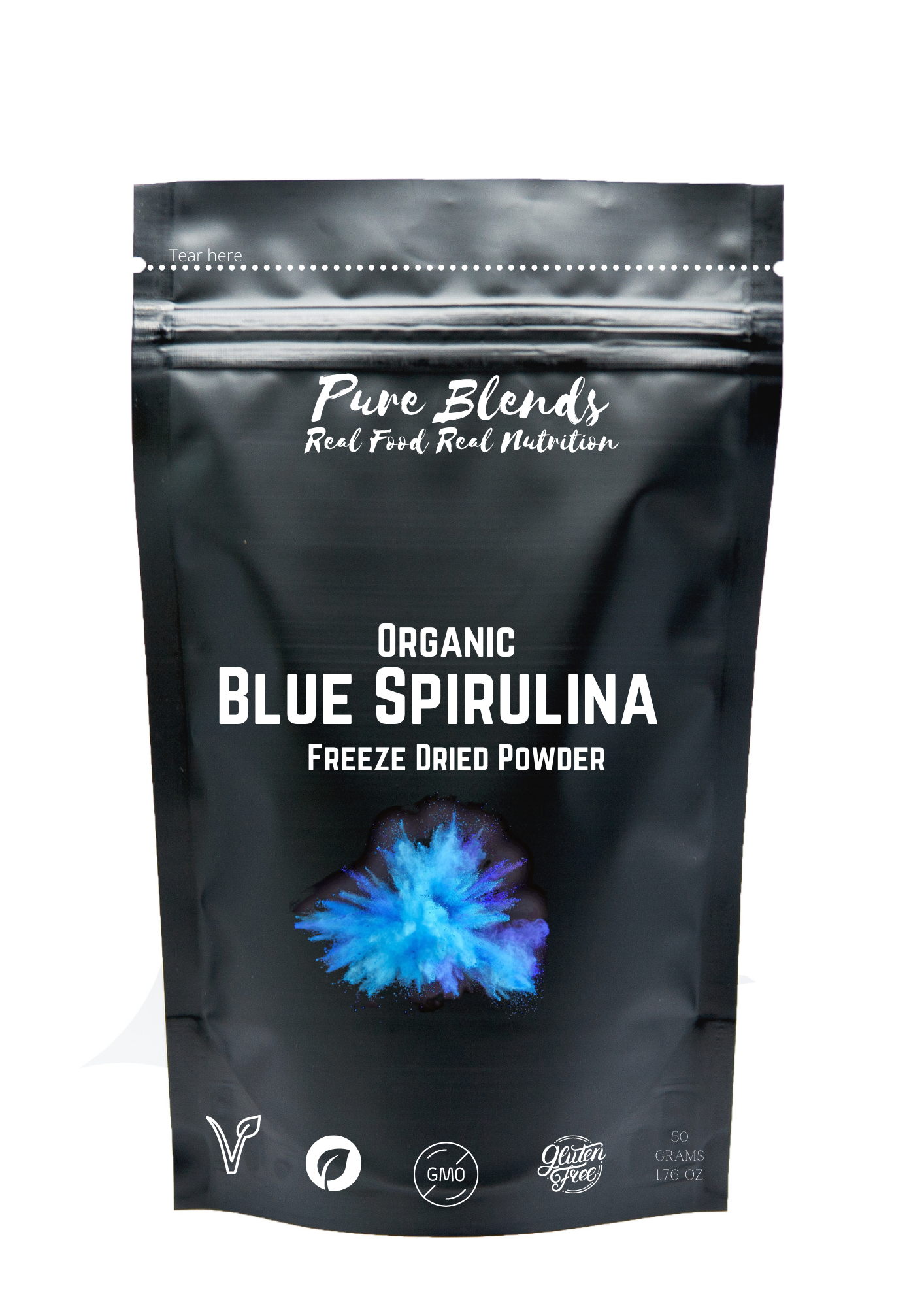 Organic blue spirulina hot sale powder