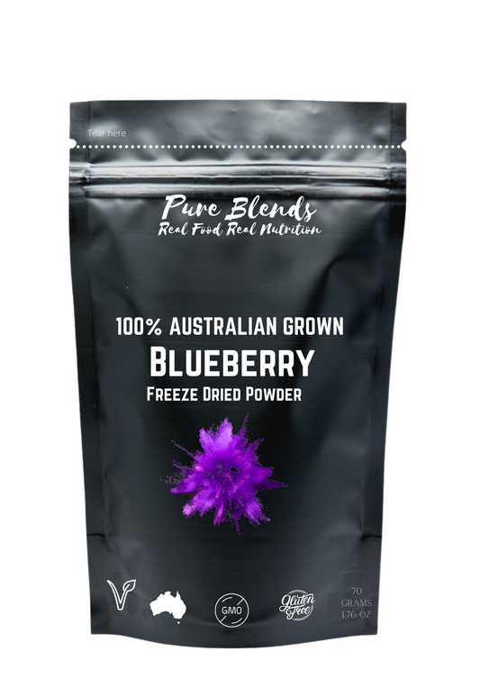 100% Australian Grown Blueberry Freeze Dried Powder