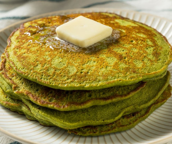 Vegan Matcha Pancakes