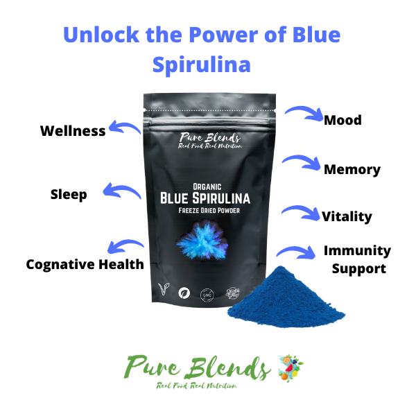 Blue Spirulina Freeze Dried Powder