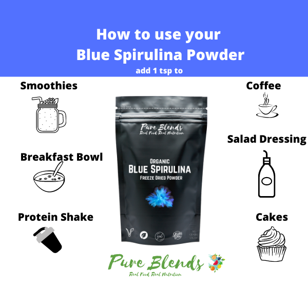 Blue Spirulina Freeze Dried Powder