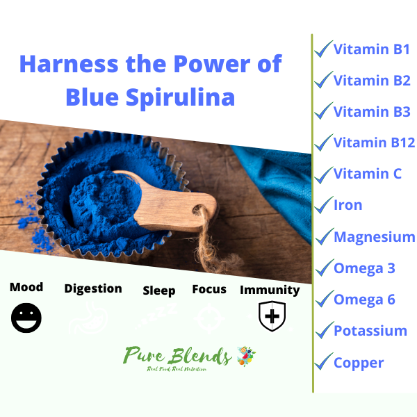 Blue Spirulina Freeze Dried Powder